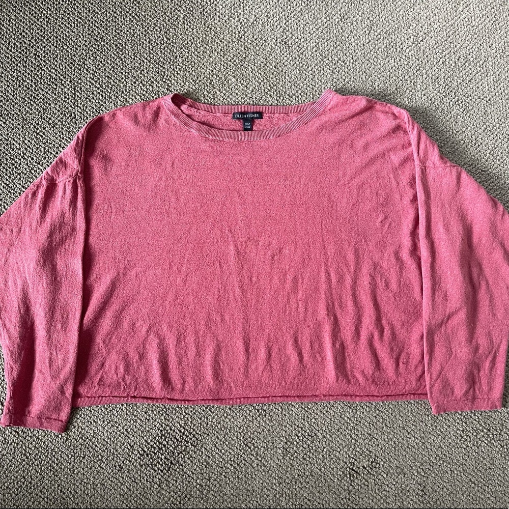 Loose fitting lightweight Eileen Fisher sweater